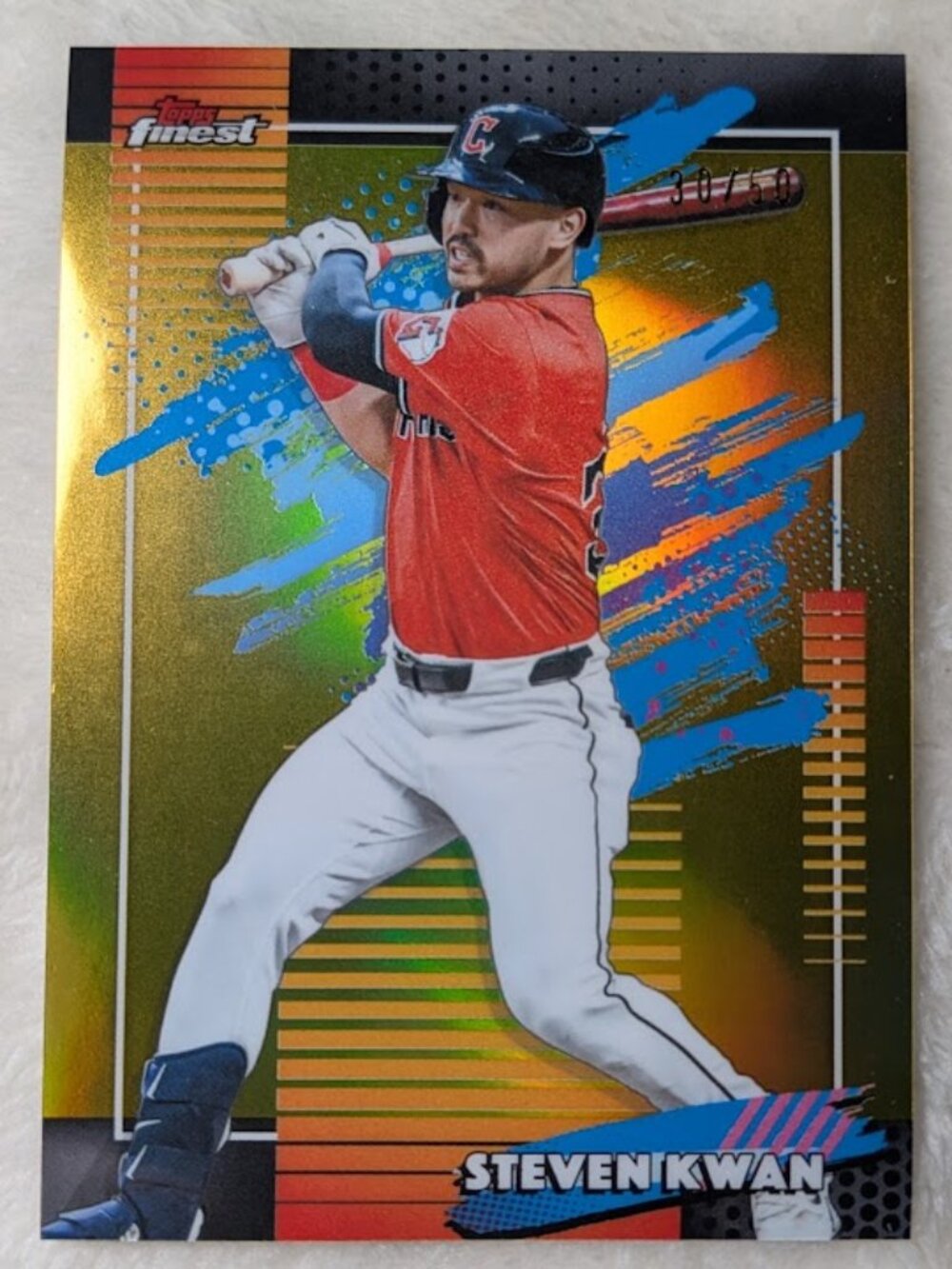 2026 Topps Finest Gold Mini Diamond STEVEN KWAN #132 30/50